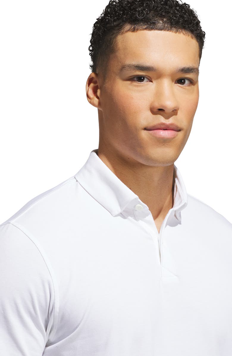 adidas Golf Go To AEROREADY Polo, Alternate, color, White Melange