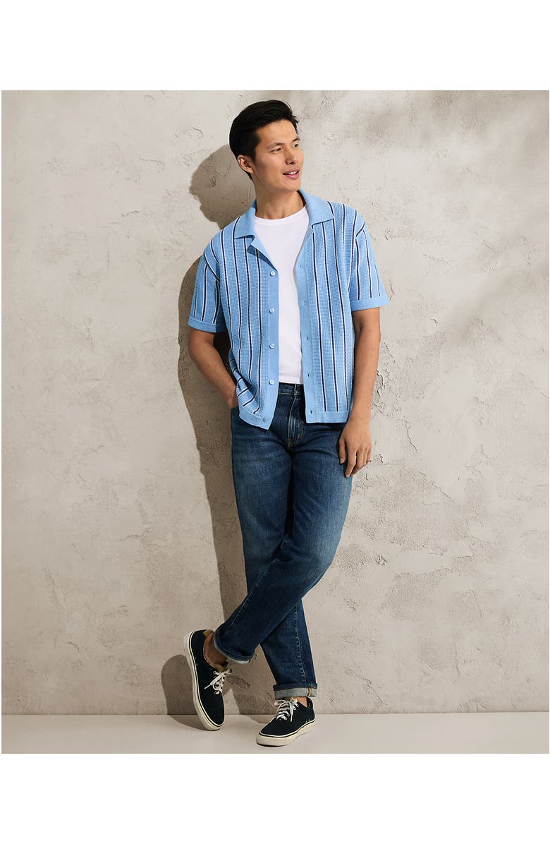 Lands' End Stretch Straight Fit Jean, Alternate, color, 