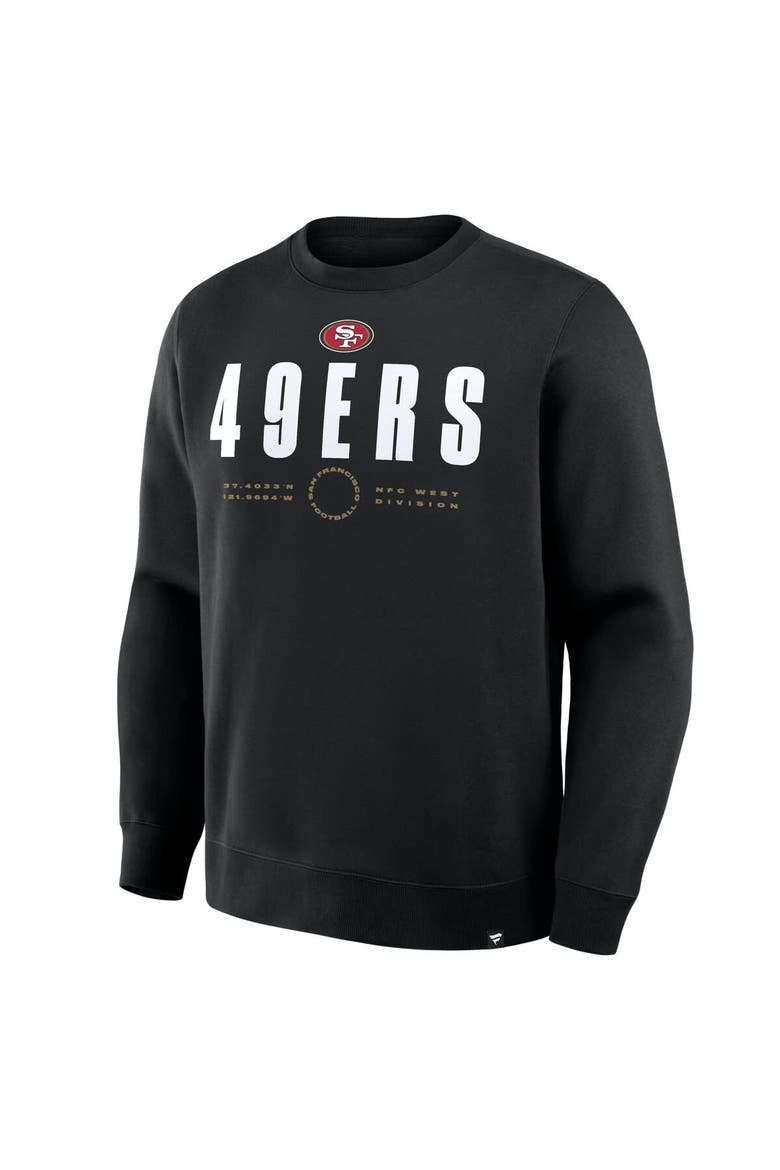 Men's Fanatics Black San Francisco 49ers Direct Handoff Legacy Pullover Sweatshirt, Alternate, color, Black