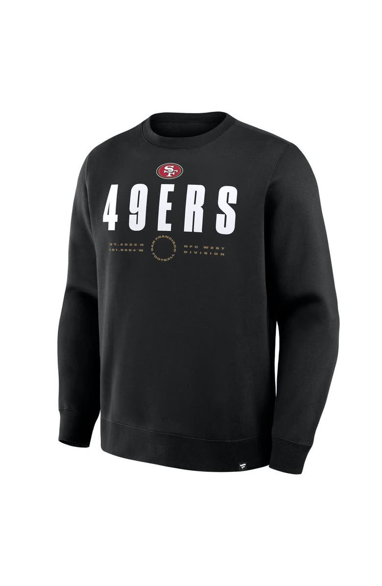 FANATICS Men's Fanatics Black San Francisco 49ers Direct Handoff Legacy Pullover Sweatshirt, Alternate, color, Black