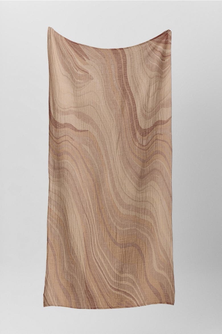 Marble Queen Bedspread, Alternate, color, Brown