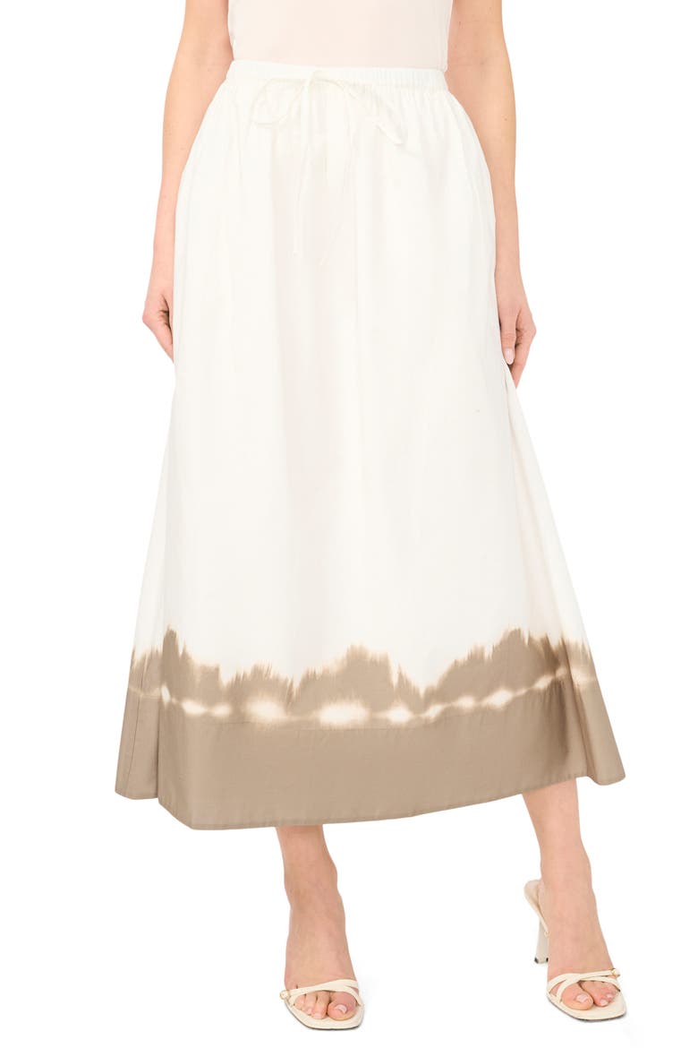 Drawstring Maxi Skirt, Main, color, WARM ASH