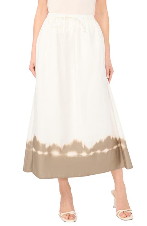 Drawstring Maxi Skirt