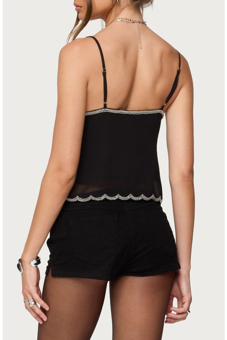Opal Sequin Beaded Camisole, Alternate, color, BLACK
