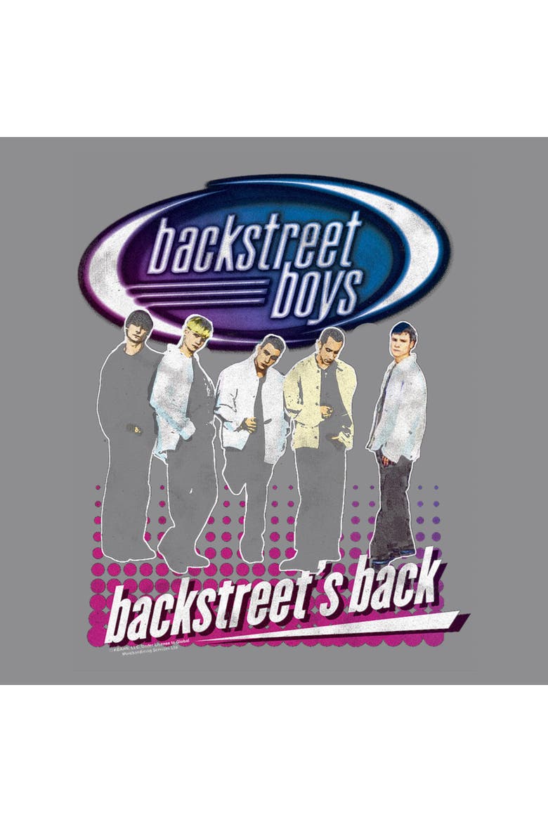 Men's Backstreet Boys Backstreet's Back  Graphic T-Shirt, Alternate, color, Black