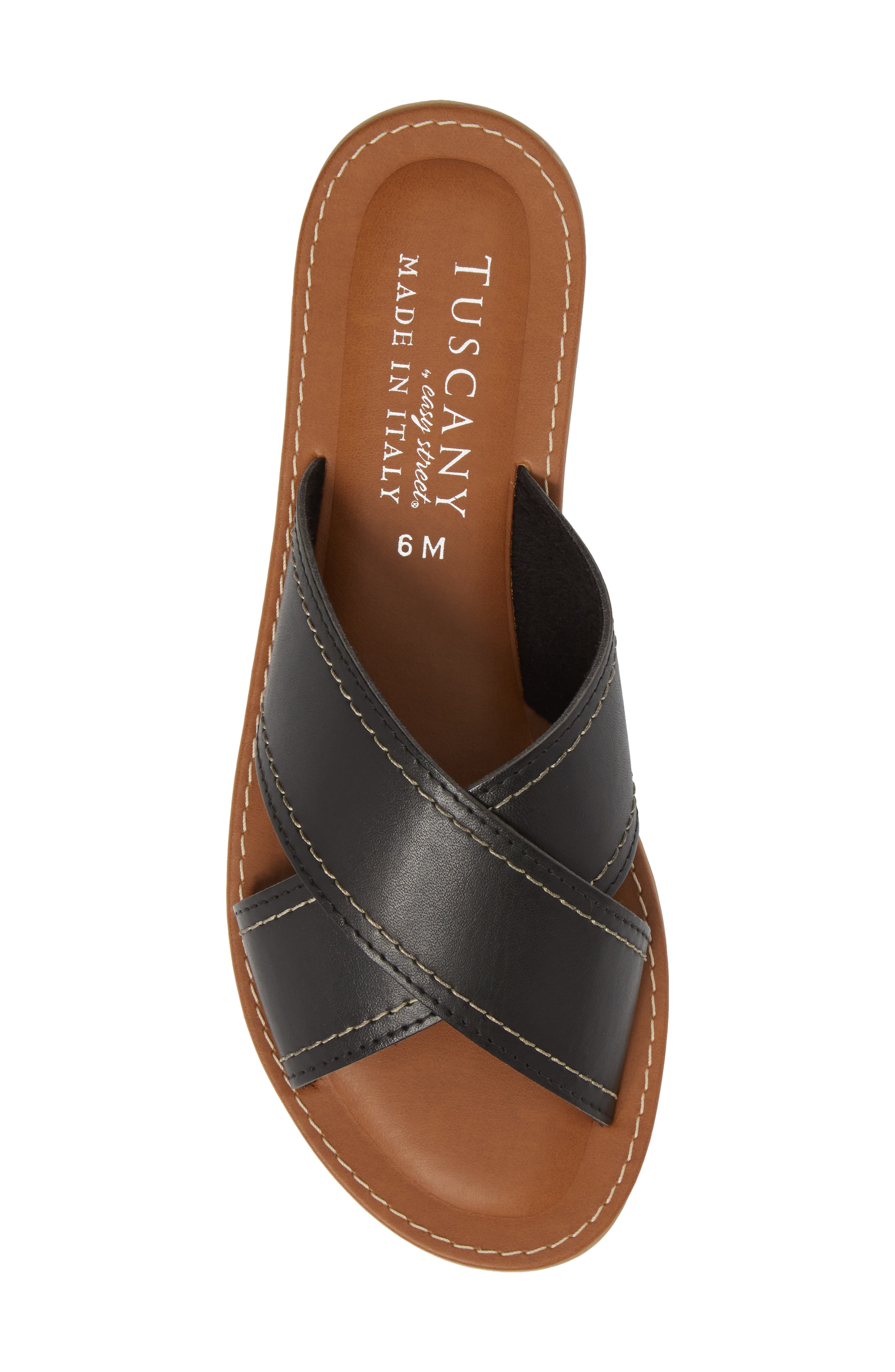 TUSCANY by Easy Street<sup>®</sup> Evelina Slide Sandal, Alternate, color, 