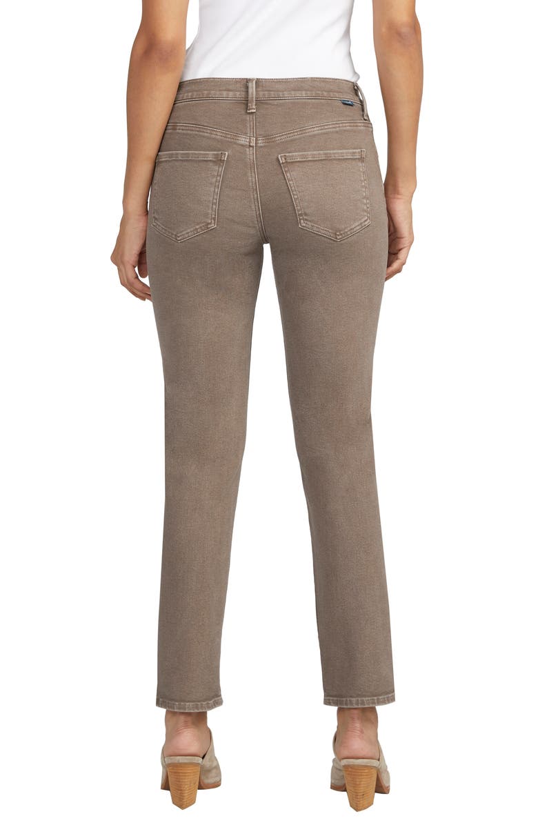 JAG Cassie Slim Straight Leg Jeans, Alternate, color, Taupe
