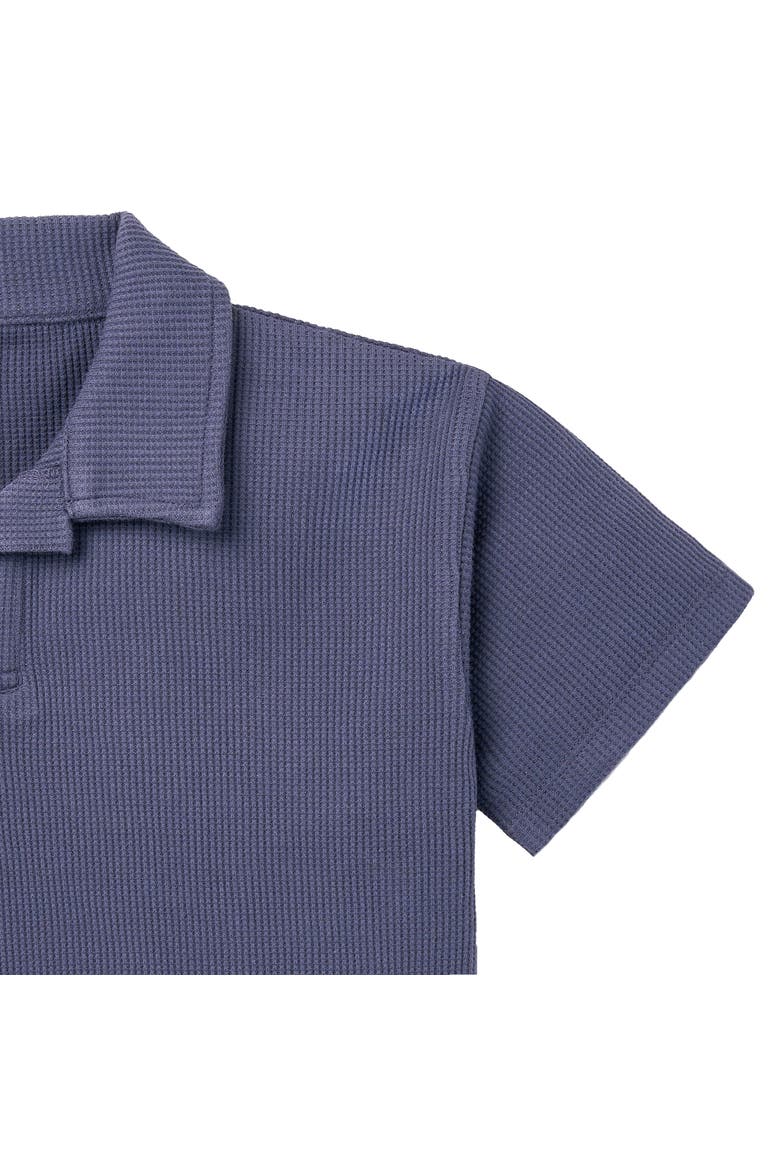 Johnny Collar Shirt and Shorts, Alternate, color, Odyssey Gray