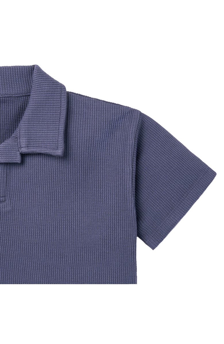 Modern Moments<sup>™</sup> by Gerber Johnny Collar Shirt and Shorts, Alternate, color, Odyssey Gray
