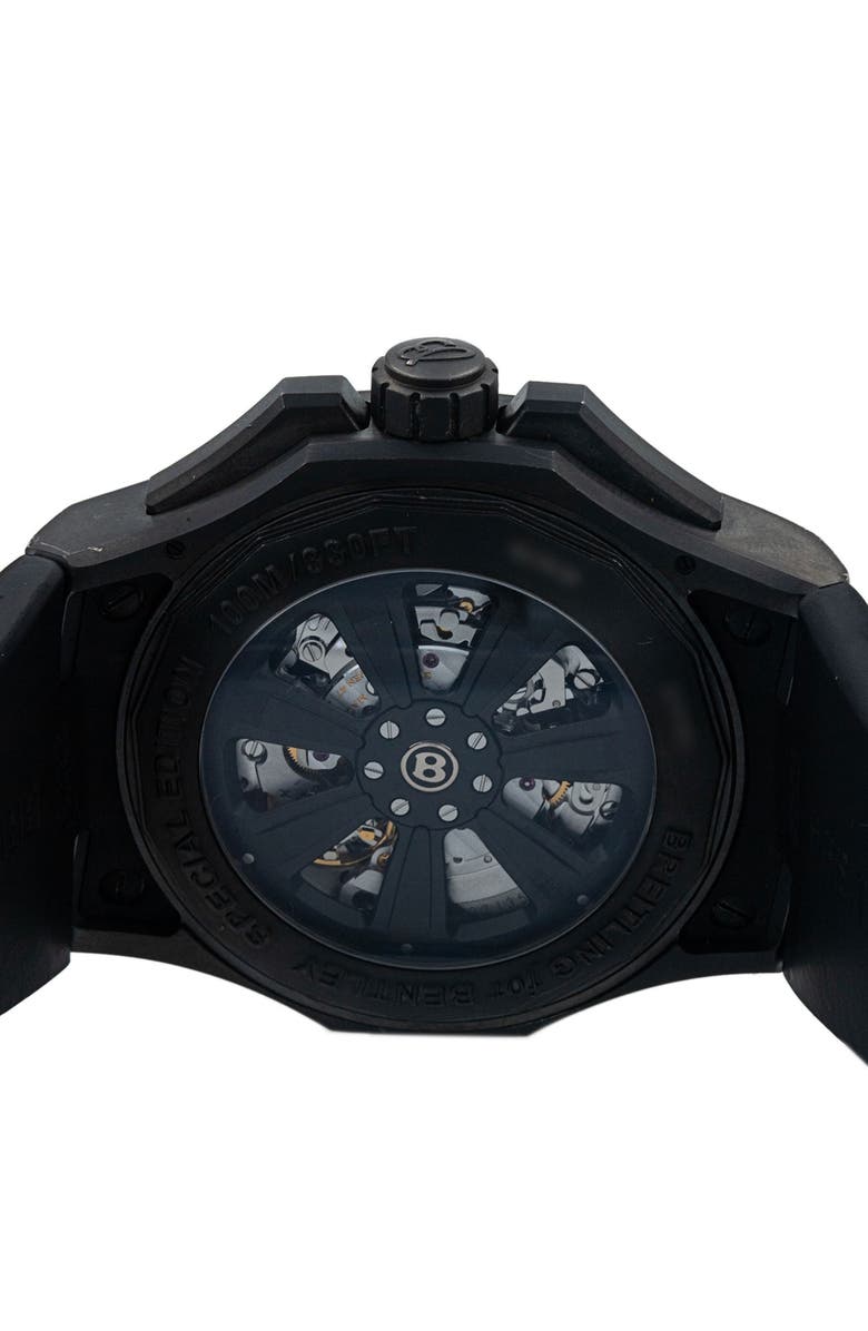 Watchfinder & Co. Breitling Preowned 2019 Bentley GMT VB0432 Rubber Strap Automatic Watch, 49mm, Alternate, color,