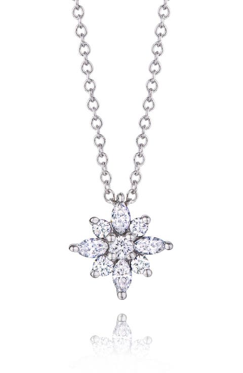 Diamond Star Pendant Necklace