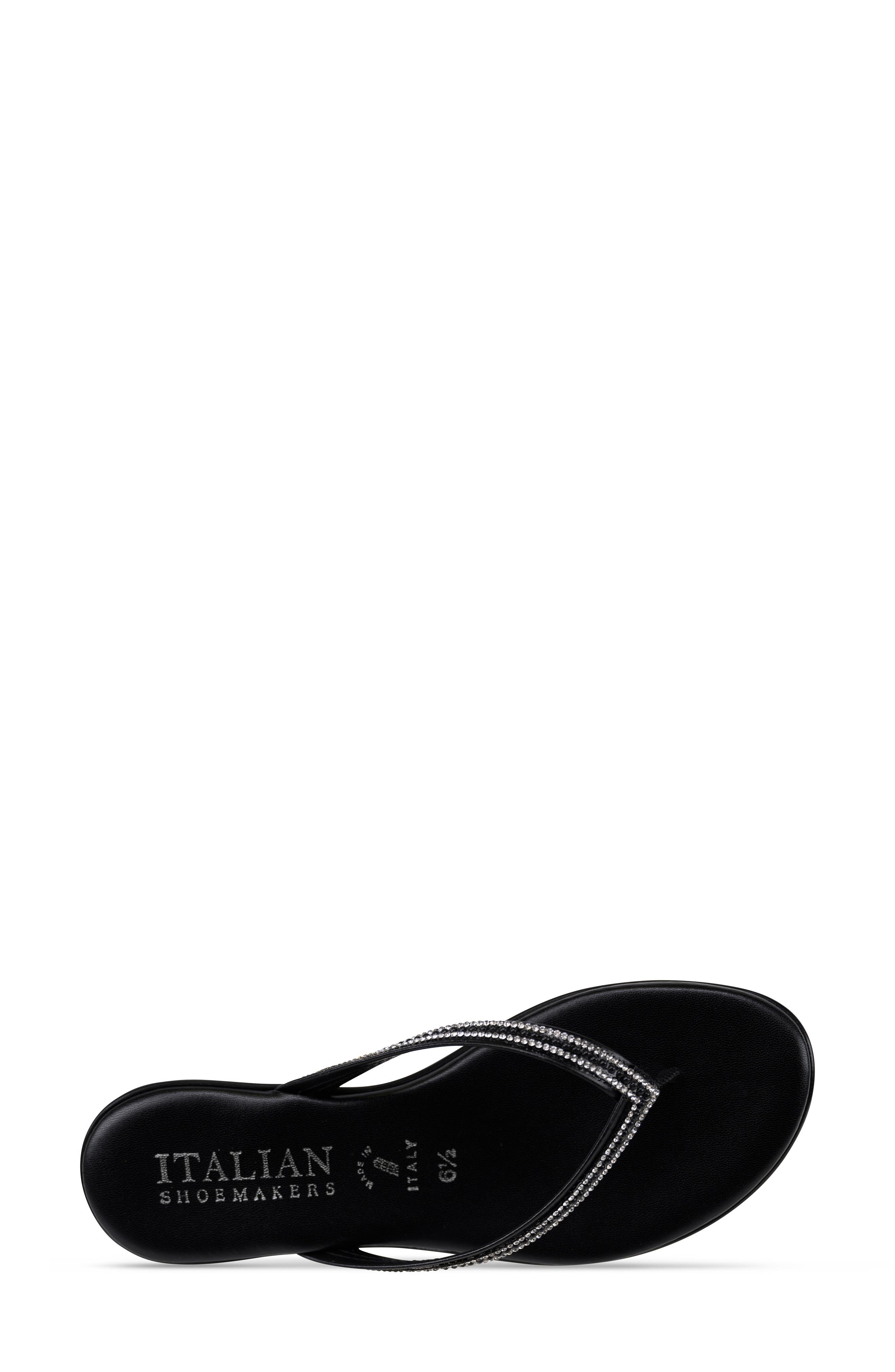 ITALIAN SHOEMAKERS Minley Rhinestone Flip Flop (Women) | Nordstromrack
