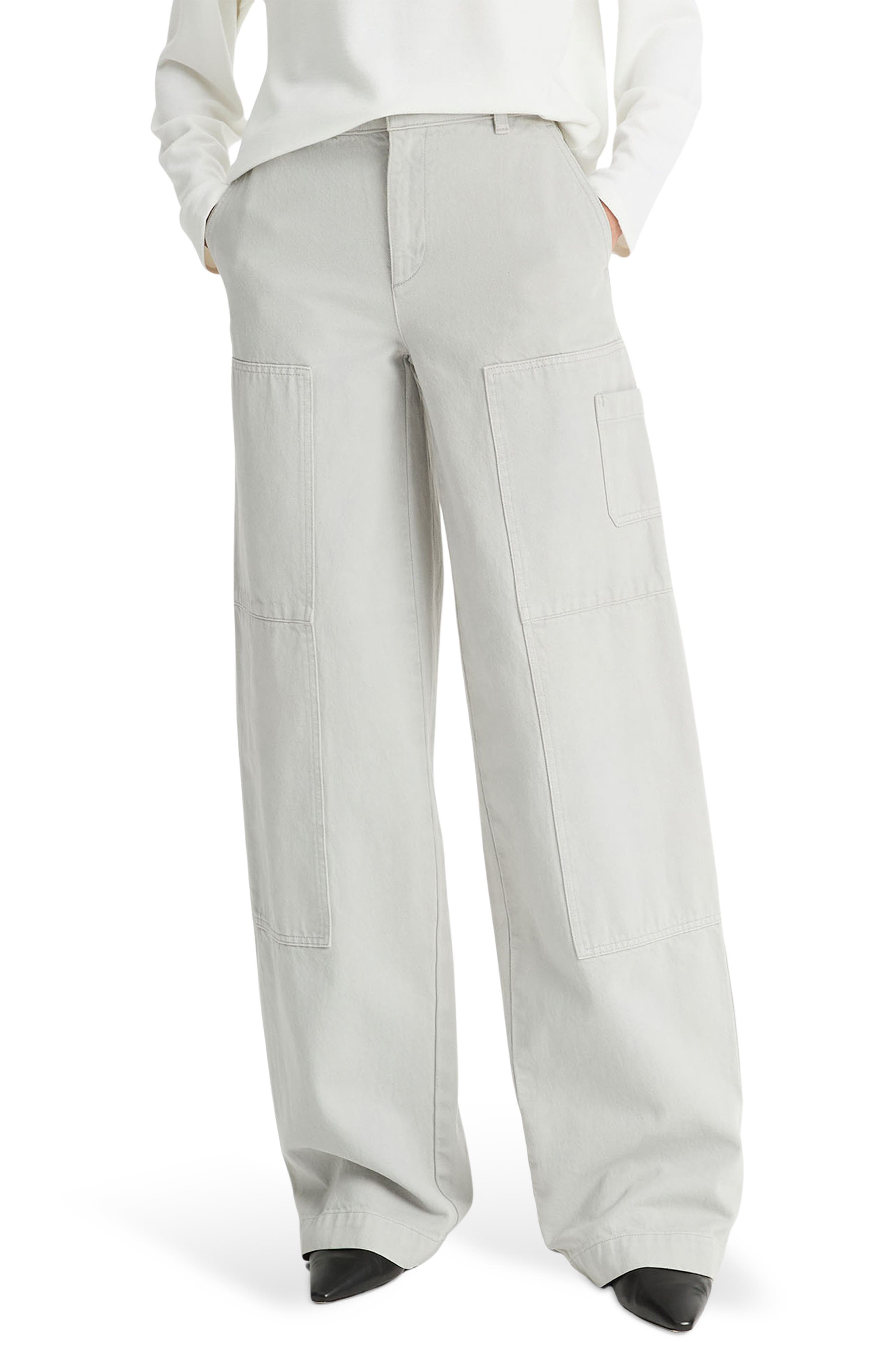 Vince Mid Rise Twill Utility Pants