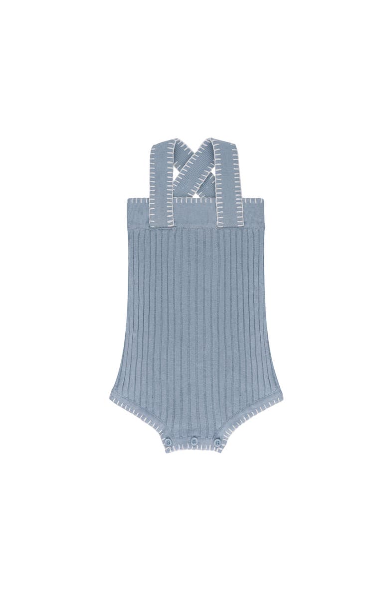 Ely's & Co. Looms Wave Collection - Knit Pointelle Romper, Main, color, 