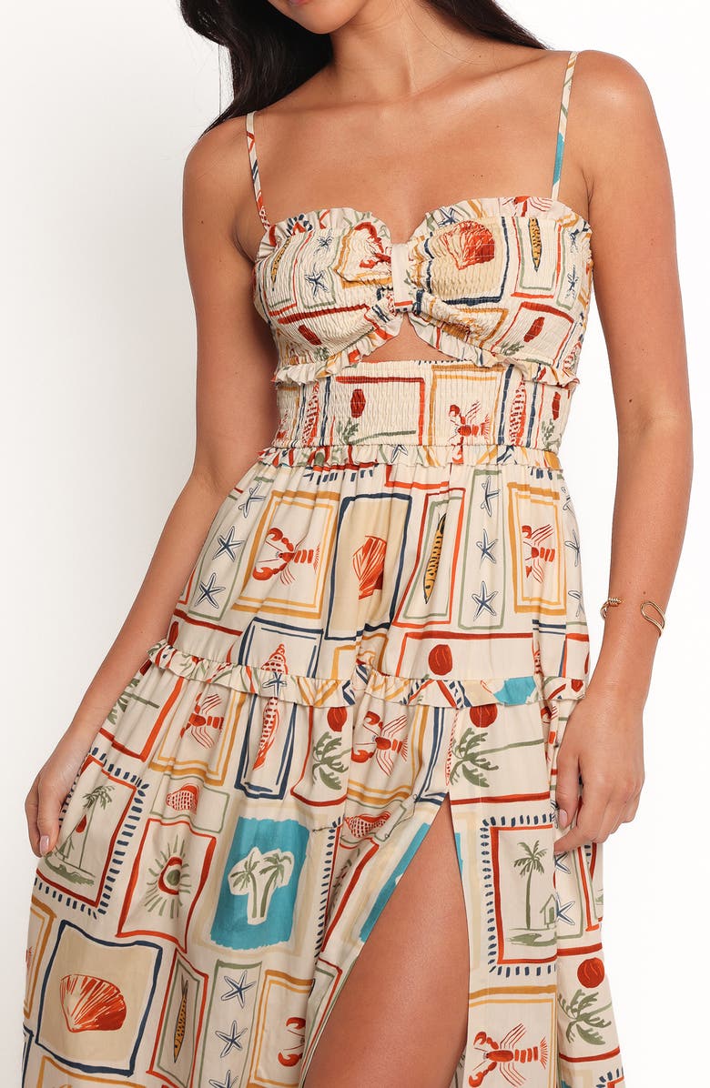 Petal & Pup Hana Cotton Maxi Sundress, Alternate, color, Sardina