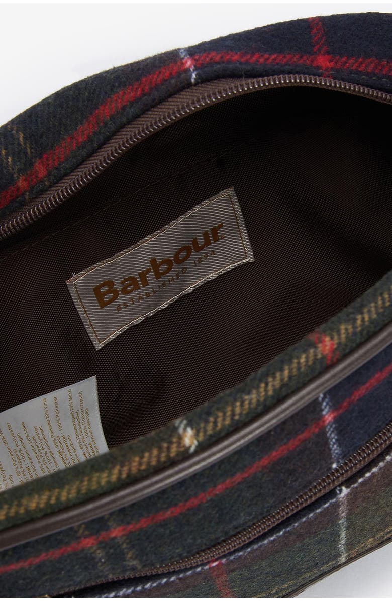 Barbour Allowhay Tartan Washbag, Alternate, color,