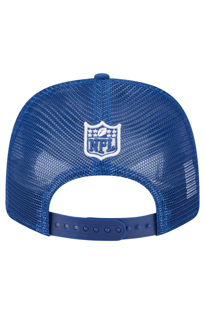 New Era Men's New Era Royal Indianapolis Colts Team Collection 9SEVENTY Stretch-Snap Adjustable Hat, Alternate, color,