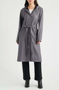 Rains Waterproof A-Line Long Raincoat