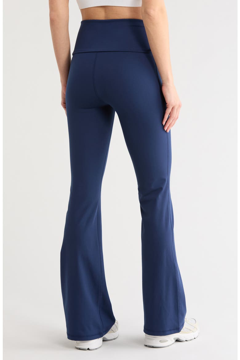 Florence Lux High Waist Flare Leggings, Alternate, color, NAVAL ACADEMY