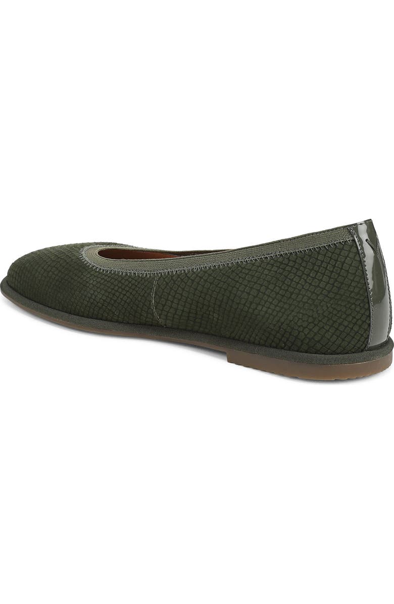 Vionic Caroll 2.0 Flat, Alternate, color, Olive Moss Leather