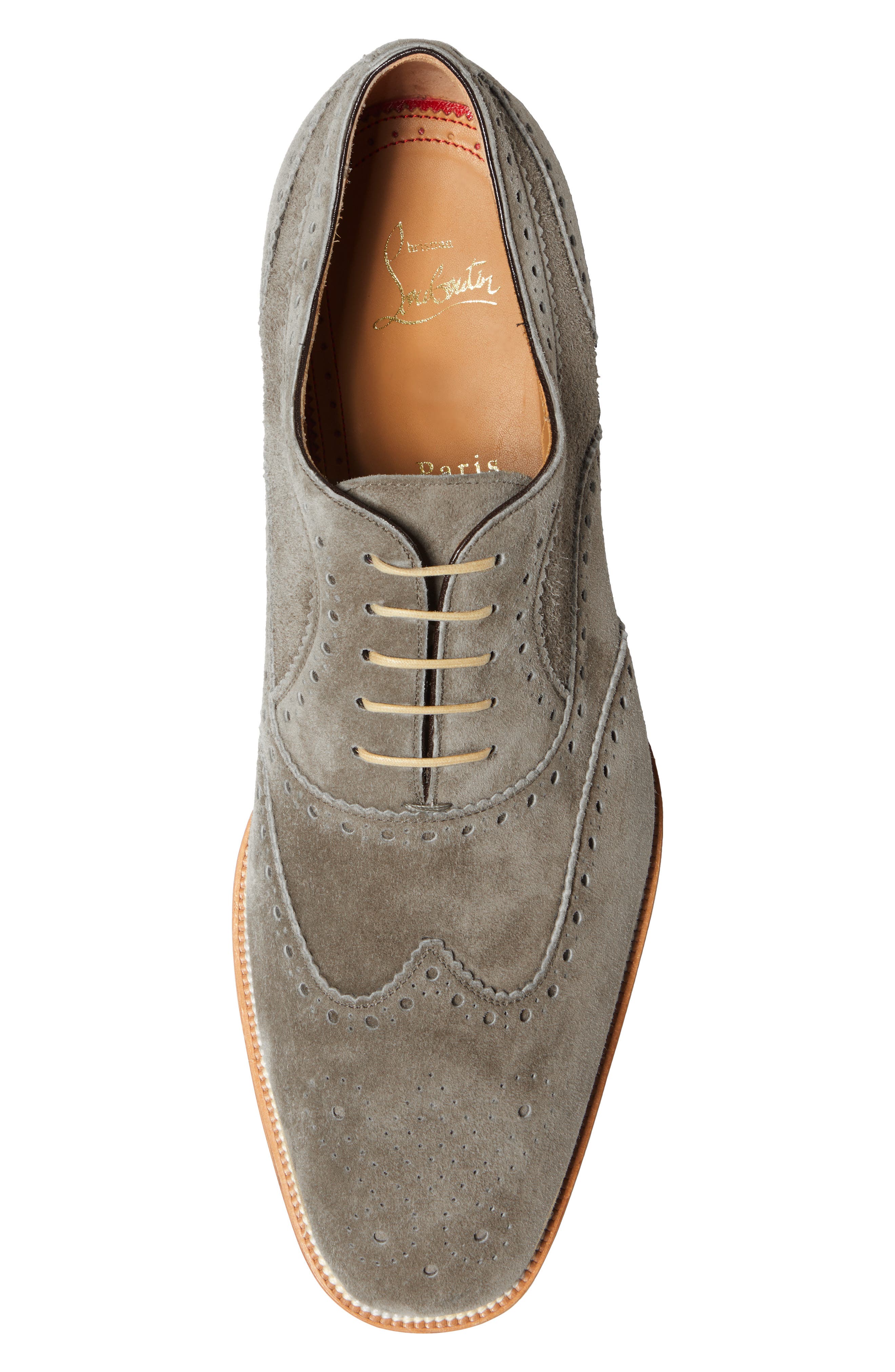 Christian Louboutin Charlie Brogue Wingtip Oxford, Alternate, color, 