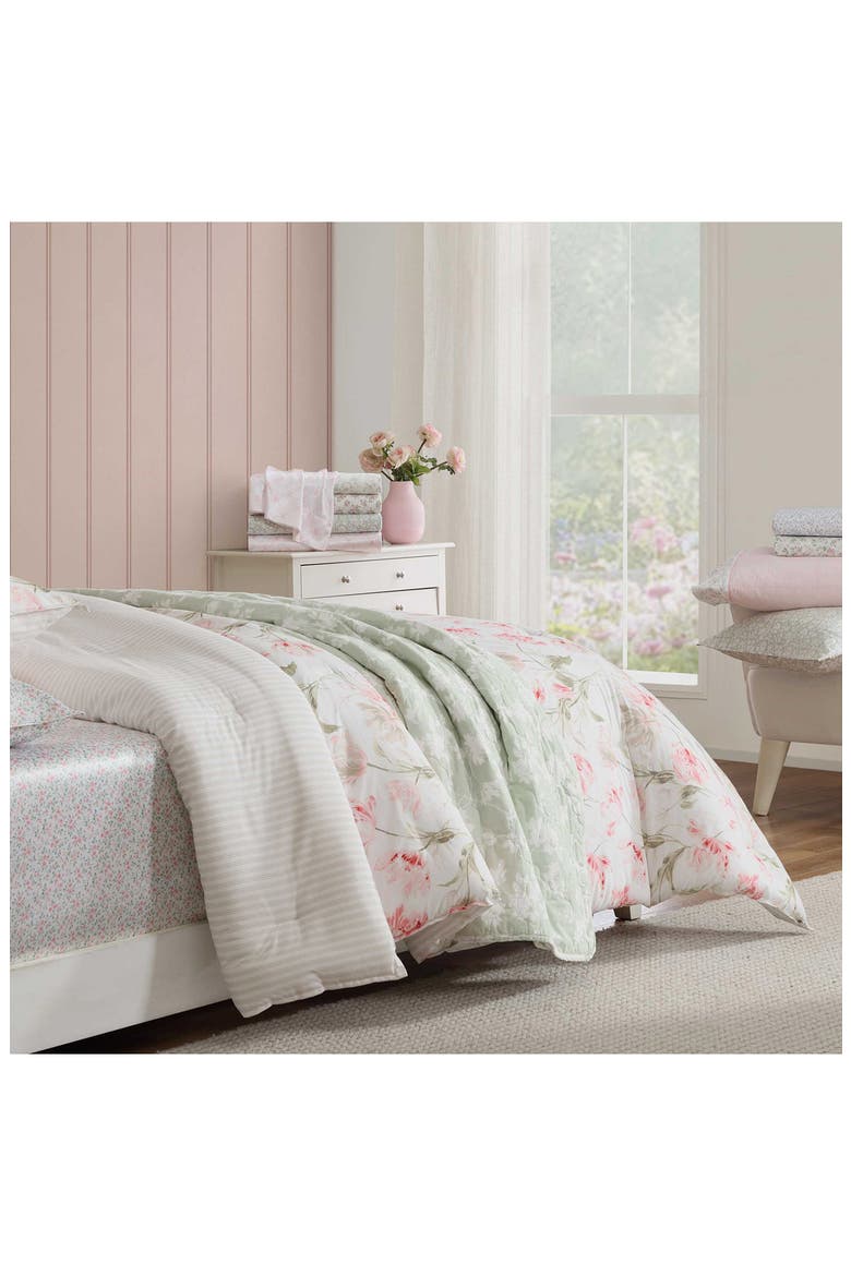 Mila Set of 2 European Shams, Alternate, color, LIGHT GREEN
