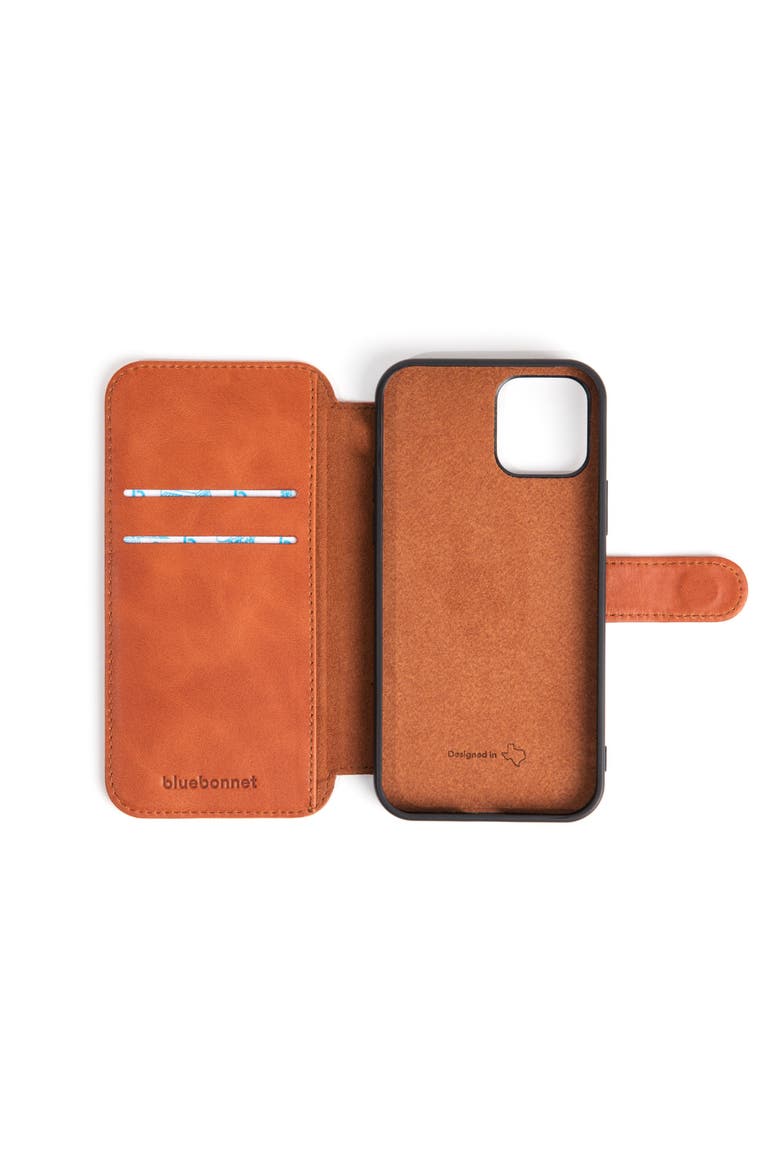 The Executive Leather iPhone Folio Case, Alternate, color, Tuscan Tan