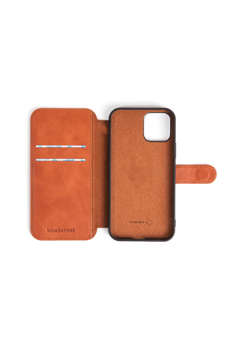 Bluebonnet The Executive Leather iPhone Folio Case, Alternate, color, Tuscan Tan