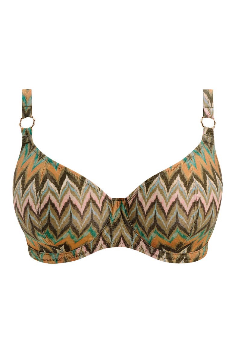 Arizona Wave Underwire Plunge Bikini Top, Alternate, color, VISTA