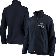 DUNBROOKE Women's Navy Tennessee Titans Full-Zip Sonoma Softshell Jacket
