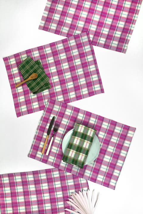 San Andres Gingham Placemats, Set Of 4