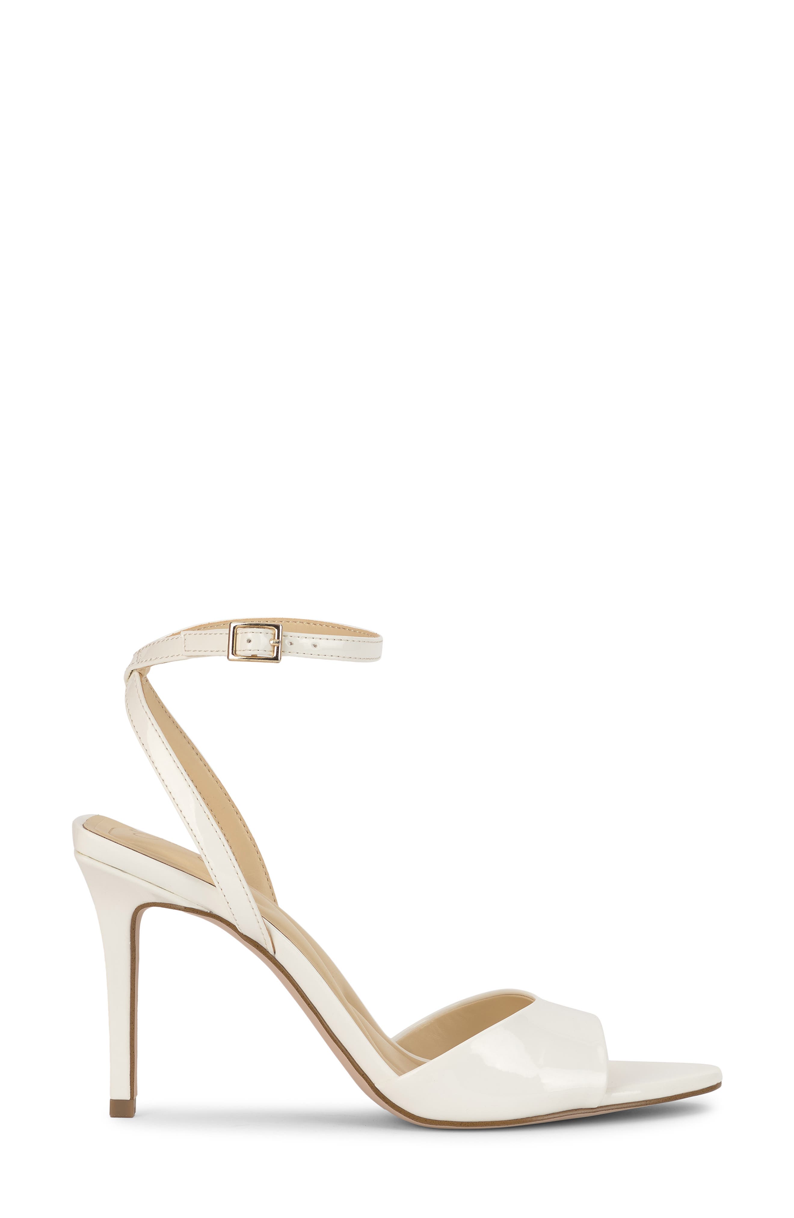 Jessica Simpson Davara Ankle Strap Pointed Toe Sandal, Alternate, color, White 02
