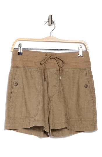 JAMES PERSE JAMES PERSE LINEN MILITARY SHORTS