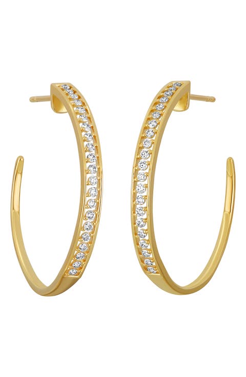 Kiera Diamond Hoop Earrings (Nordstrom Exclusive)
