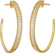 Bony Levy Kiera Diamond Hoop Earrings