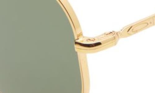 Ray Ban Ray-ban New Aviator 62mm Oversize Pilot Sunglasses In Gold