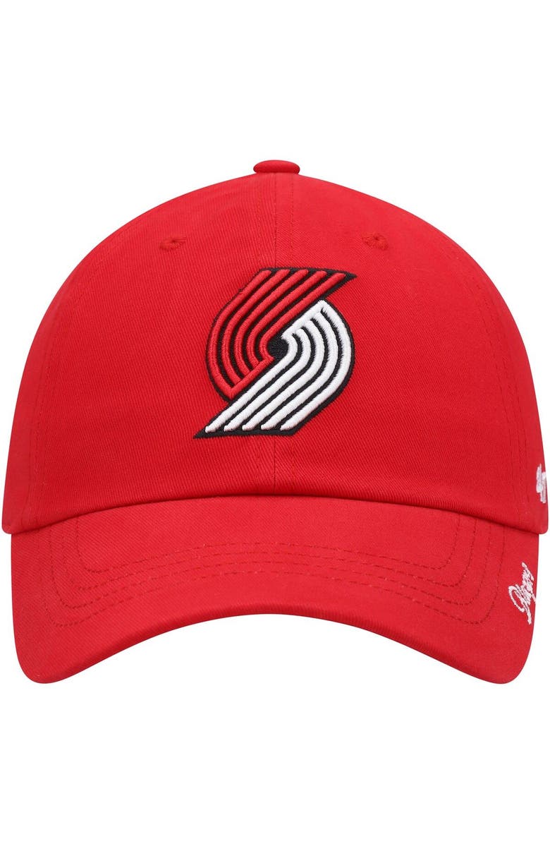 '47 Women's '47 Red Portland Trail Blazers Miata Clean Up Logo Adjustable Hat, Alternate, color, Red