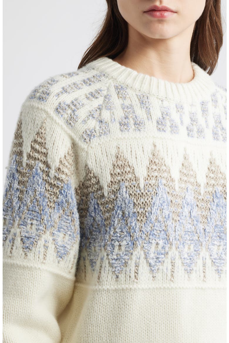 Farombo Wool Blend Crewneck Sweater, Alternate, color, IVORY