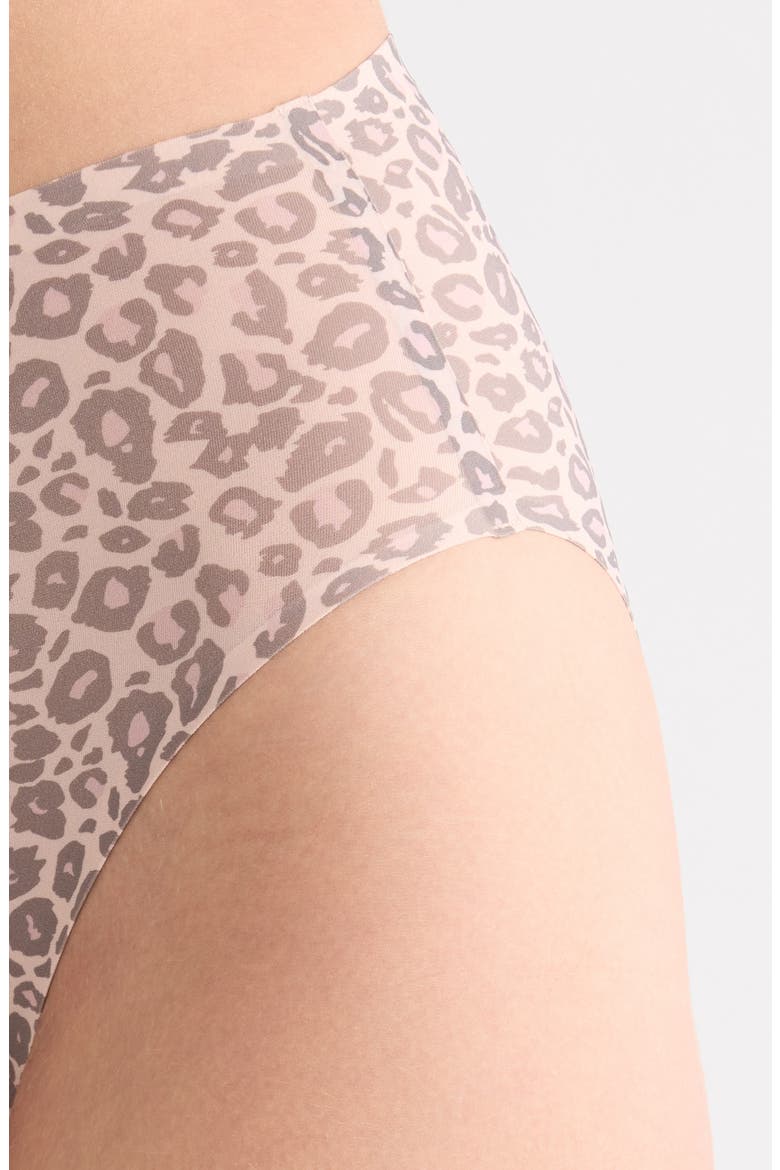 Soft Stretch High Cut Briefs, Alternate, color, BRONZED LEO