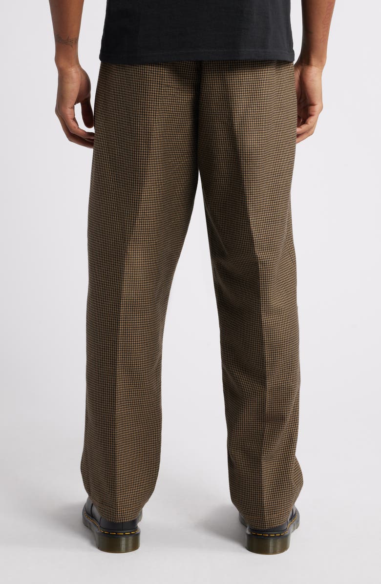 Obey Fubar Pleated Houndstooth Pants, Alternate, color, 