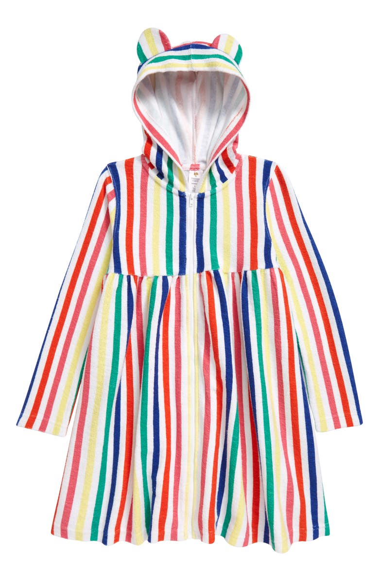 Tucker + Tate Kids' Hooded Swim Cover-Up, Main, color, 