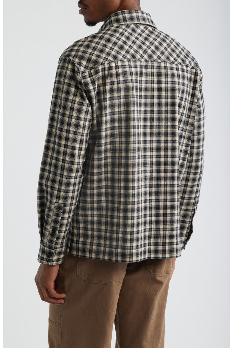 Check Button-Up Shirt, Alternate, color, BLACK CHECK