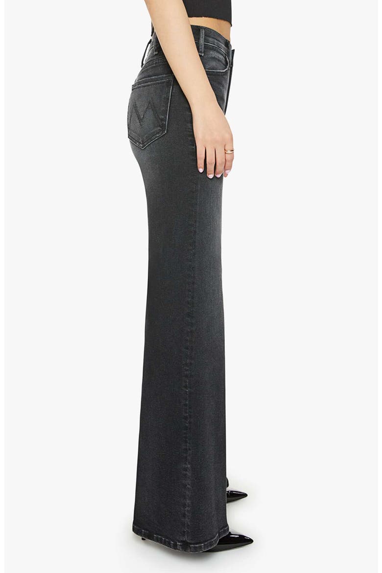 Lil Hustler Roller Sneak Flare Jeans, Alternate, color, NOT TODAY SATAN