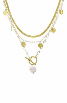 Adornia Set of 3 Assorted Chain Necklaces