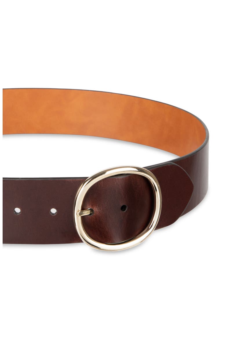 Reversible Centerbar Leather Belt, Alternate, color, BROWN/ TAN