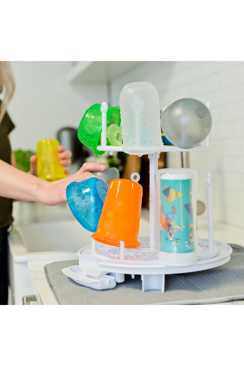 The First Years Spinning Drying Rack, Alternate, color, Multicolored