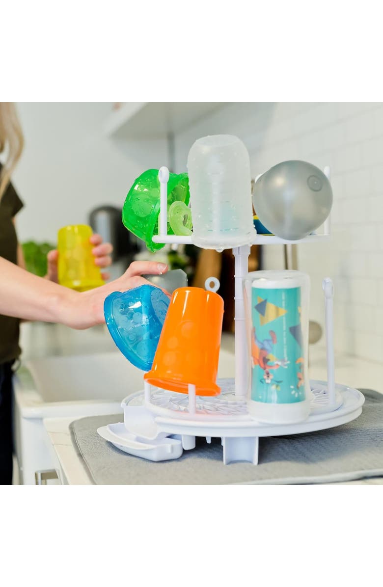 TOMY International The First Years Spinning Drying Rack, Alternate, color, Multicolored