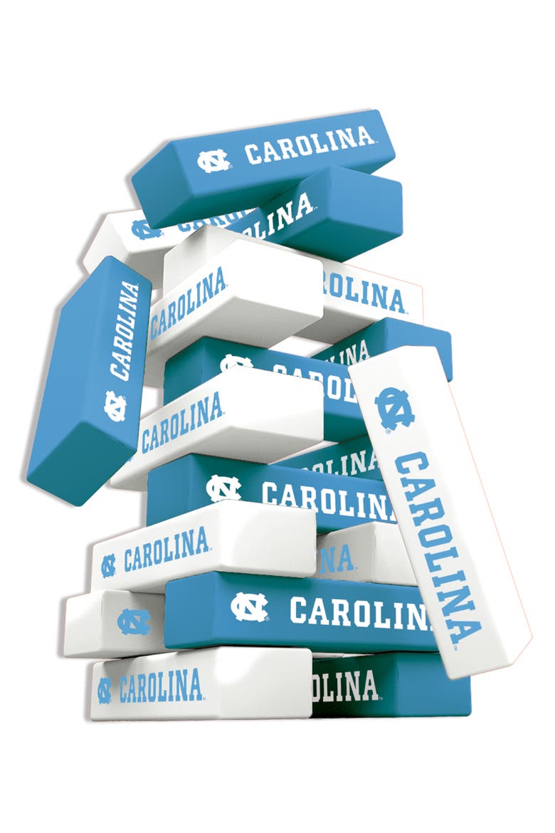 UNC Tar Heels Tumble Tower, Alternate, color, Multicolor