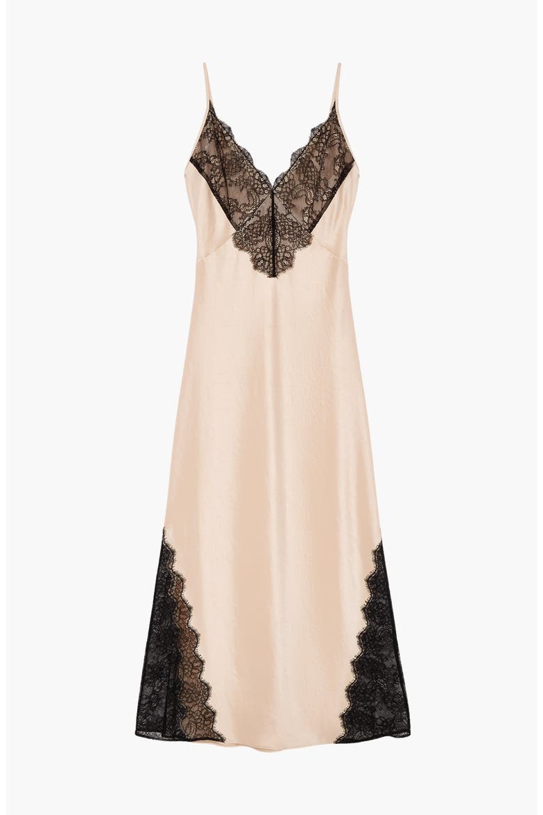 Judy Lace Dress, Alternate, color, Golden Beige