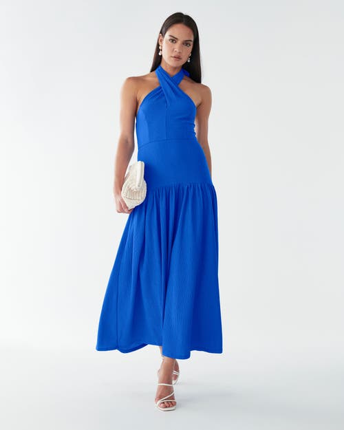 BWLDR Harvi Midi Dress in Bright Blue  product
